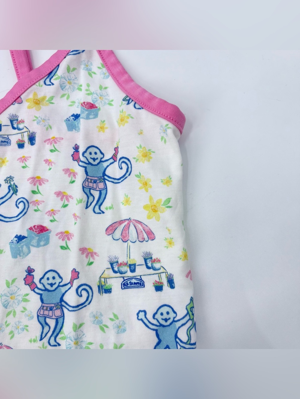 Roller Rabbit Monkey Mischa Tank Pajama Set - Picture 14 of 16